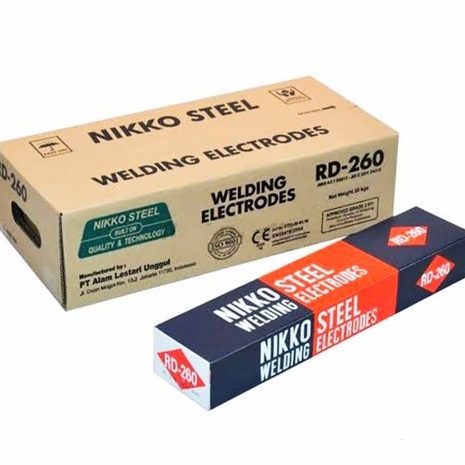 ¯ dR KAWAT LAS Listrik NIKKO RD260 2.0MM X 300 Mm Dan RD 260 2.6 mm x 350 mm per 1kg 2kg 5kg ✧