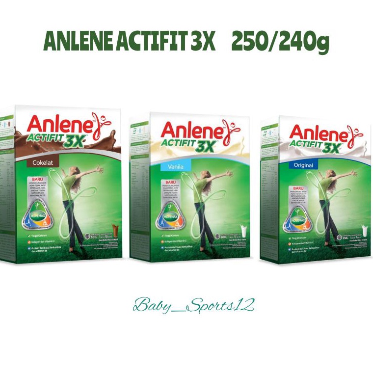 

NVZV4717 (C6369] Anlene Actifit Formula 3X 240g