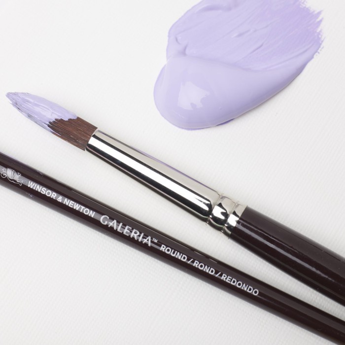 

Kuas Lukis Winsor & Newton Galeria Round Long Handle Synthetic Brush