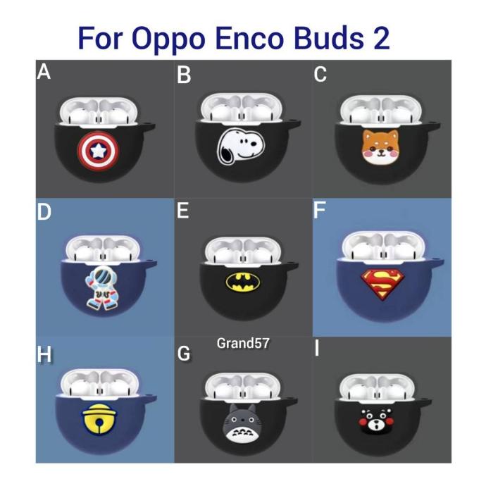 ~~~~~] Case Oppo Enco Buds 2 TWS Silicone Silicon Casing OPPO Enco Buds 2 Bud