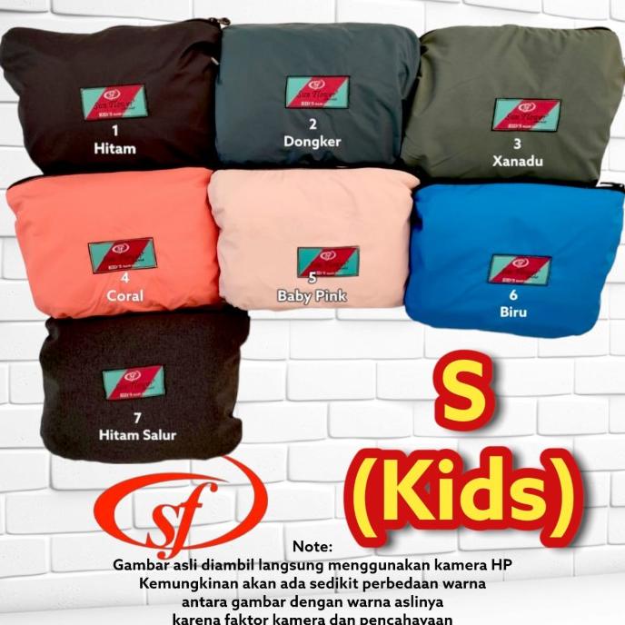 Jas Hujan Sunflower Size S | Kids | Raincoat Ukuran Anak
