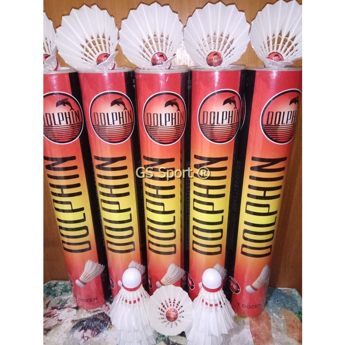 Terlaris Shuttlecock Dolphin Merah