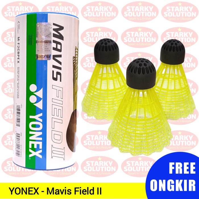 Terlaris Shuttlecock Yonex Mavis Field Ii 2 Kok Kock Badminton Outdoor Original