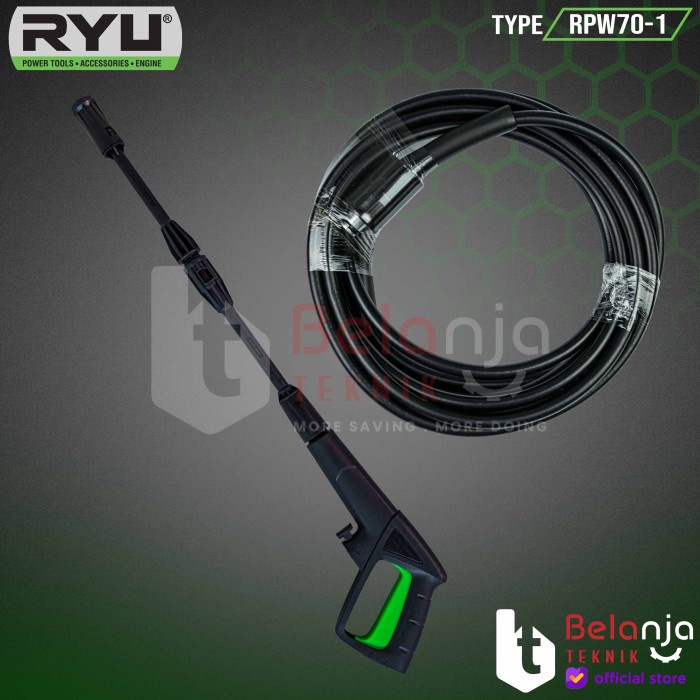 RYU Mesin Jet Cleaner RPW 70 - 1 Alat Cuci Steam Mobil Motor RPW70 1 keren