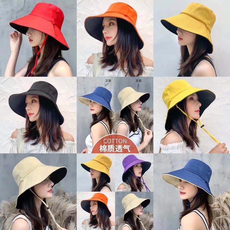 Topi Pantai Import Outfit Dewasa Kekinian Motif Visor T2K9 Berhijab Termurah Impor Cewek Golf Cantik