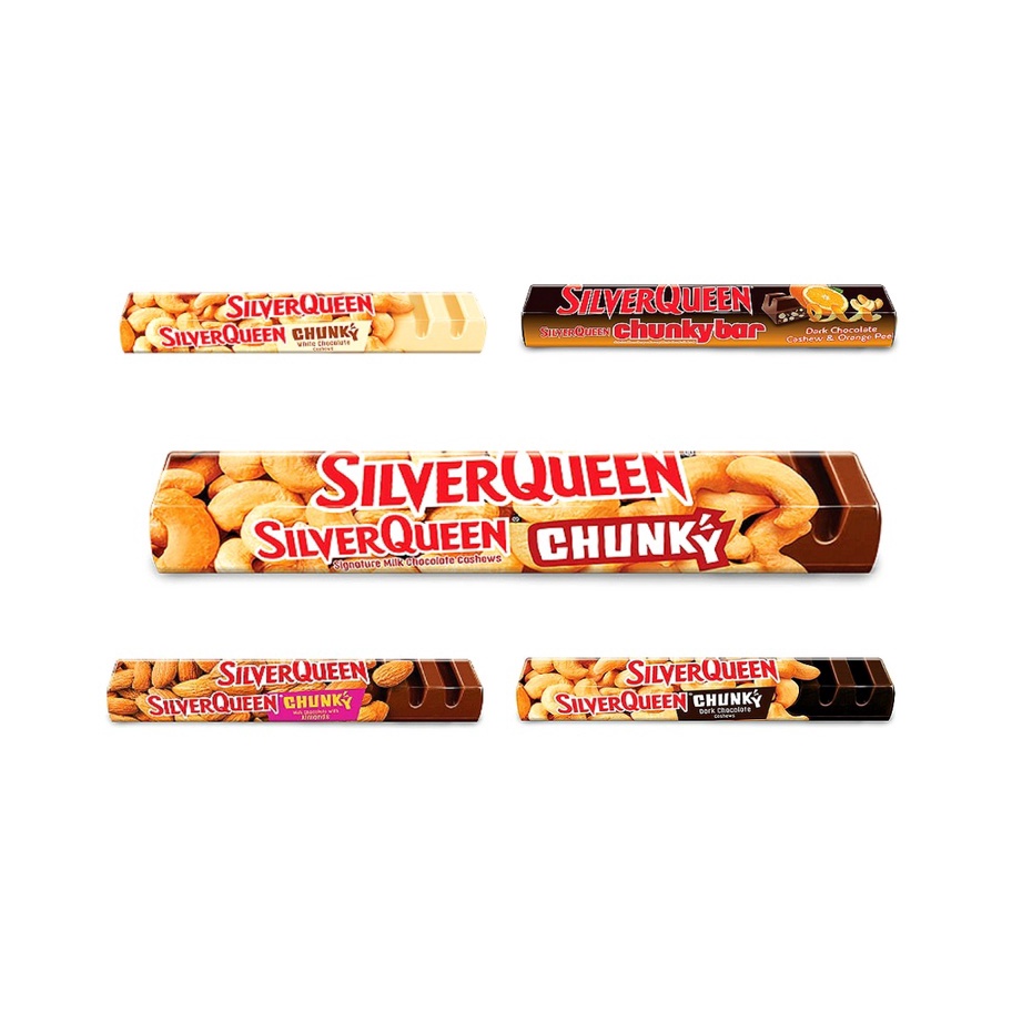 

#Sale Silverqueen Chunky Bar 95gr /Chunky bar 95 / chunkybar 95gram / chunky bar 100 / silver queen