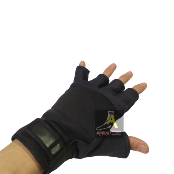 Kirim Sekarang Ycu sarung tangan motor pendek gym fitnes sarung tangan buntung & panjang/ sarung tan