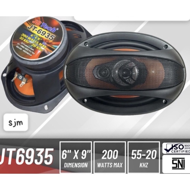 - gQ Speaker oval merk jb tech JT6935 o Produk Terkini €.