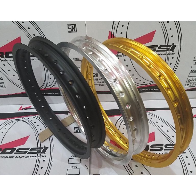 ❂JPz Velg Aluminium VRossi Hole36 (HARGA SATUAN/1RING) 14 / 140,160,185, 215.250 ⁂ ❆
