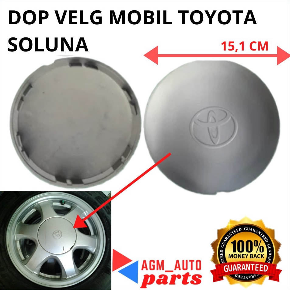 ¯ hC Tutup dop toyota soluna / tutup dop velg soluna (SATUAN) Stok Banyak'