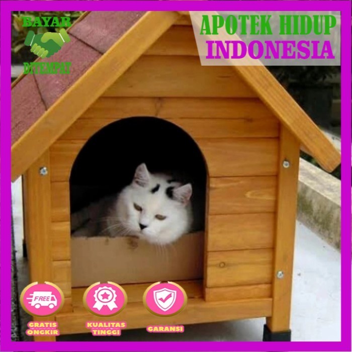 Kandang Kucing Kayu Minimalis Harga Murah Kualitas Mewah