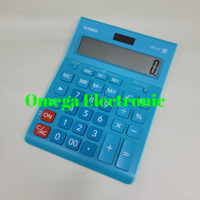 

Casio Gr-12C - Calculator Desktop Stylish Warna Warni 12 Digits Gr 12C