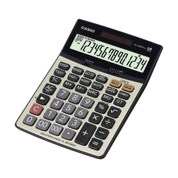 

Casio Dj-240D - Check & Correct Kalkulator