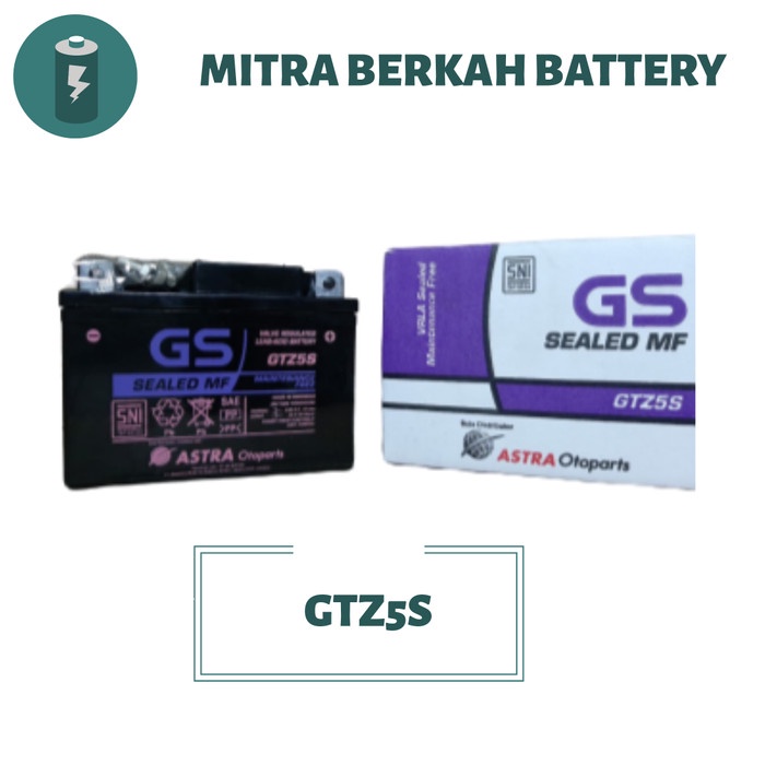 Aki Kering Motor Beat/Revo/Blade Gtz5S Gs Astra Mf