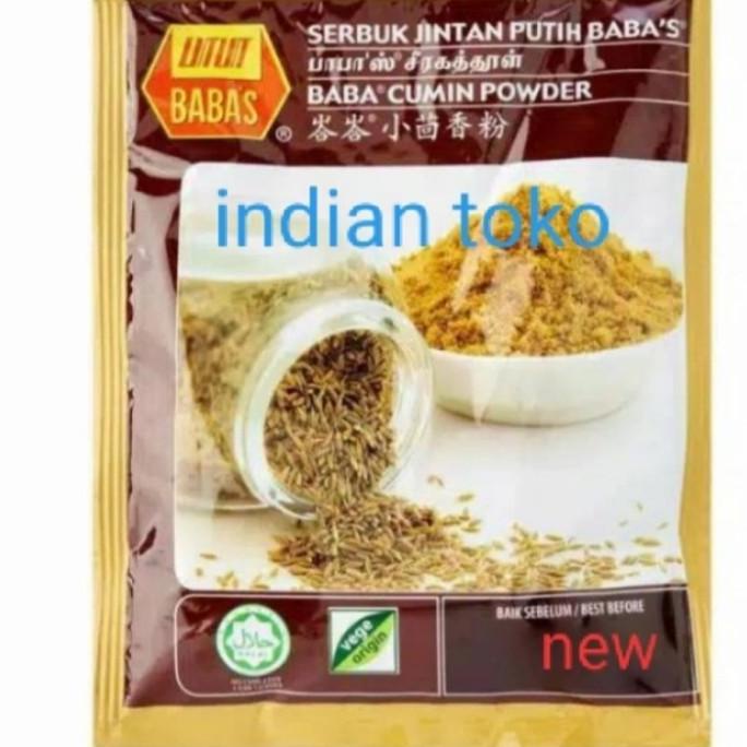 

:::::::] BABA'S CUMIN POWDER/SERBUK JINTAN PUTIH BABAS 70 GRAM