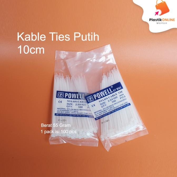 

*:*:*:*:*] Kable Ties Putih 10,15,20 cm | Pengikat kiriman ojol
