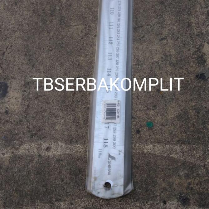 

Ruler 3m 300cm mistar Besi SS Jepang Shinwa H402i H-402i 3 meter