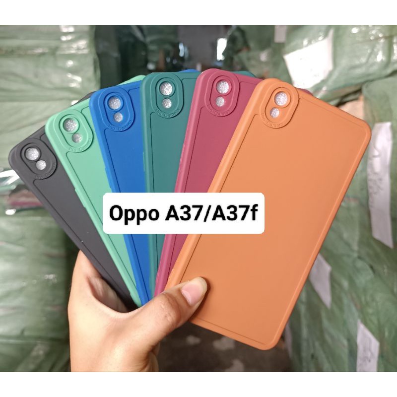 Case Oppo A37/A37F Softcase Candy Makaron Protect Camera TPU