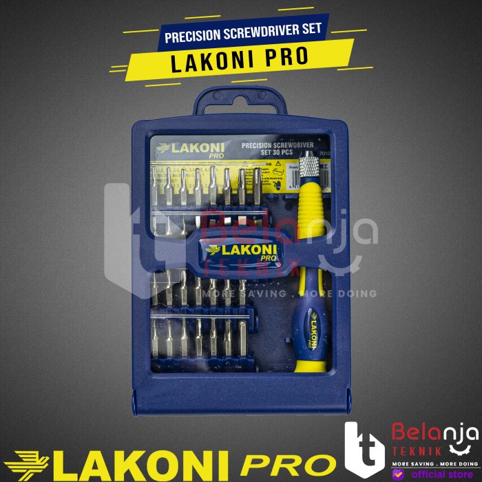 LAKONI PRO Precision Screwdriver SET 30 PCS Obeng Presisi Obeng Mini keren