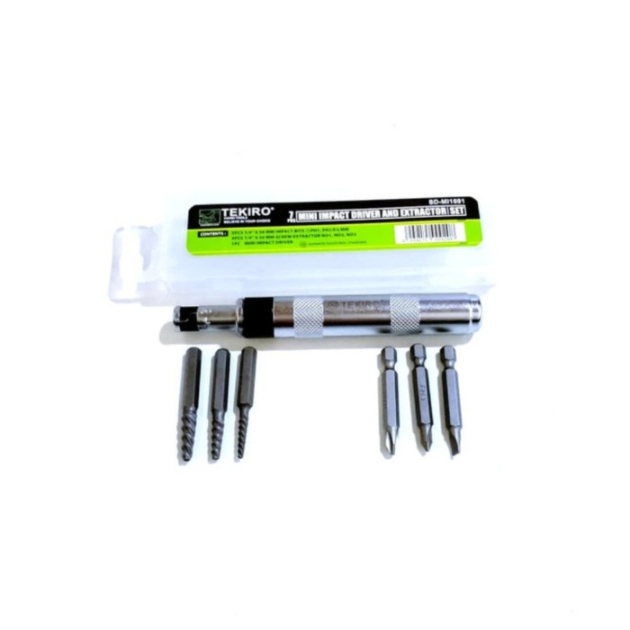 nice obeng ketok mini TEKIRO and extractor baut rusak obeng getok tekiro