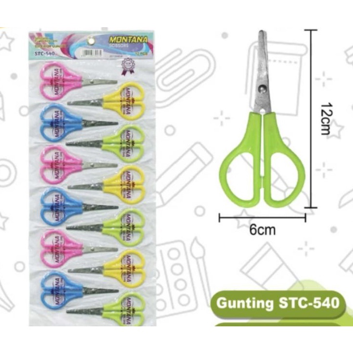 

MRNN0104 STAR (12pc) gunting murah lembaran/TREND