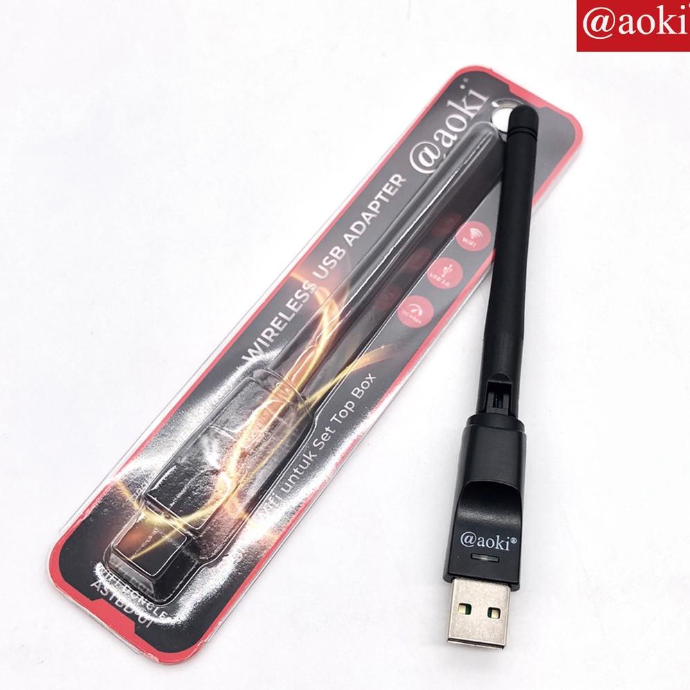 Terlaris Aoki Usb Wifi Set Top Box Mt7601 Dongle Stb Adapter Antena Wifi Pc Laptop ,,