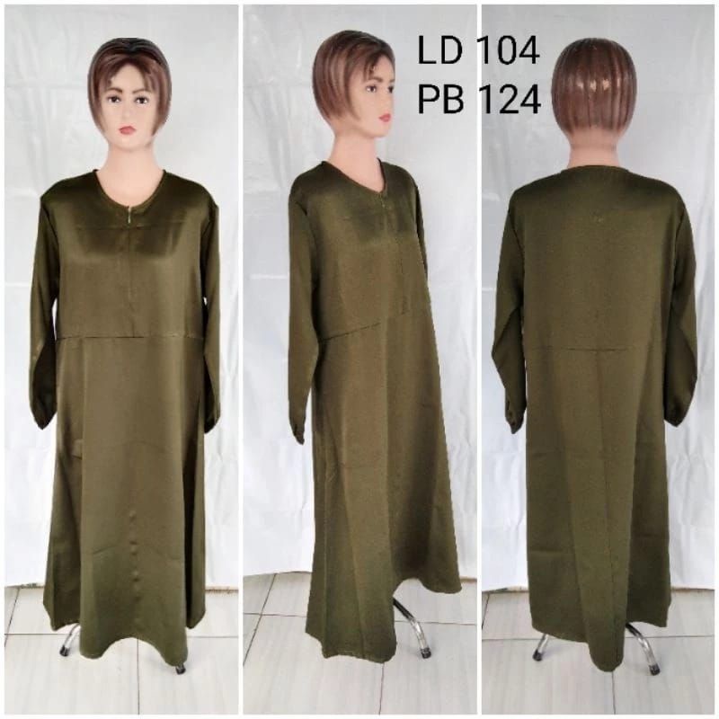 pl preloved gamis bahan satin