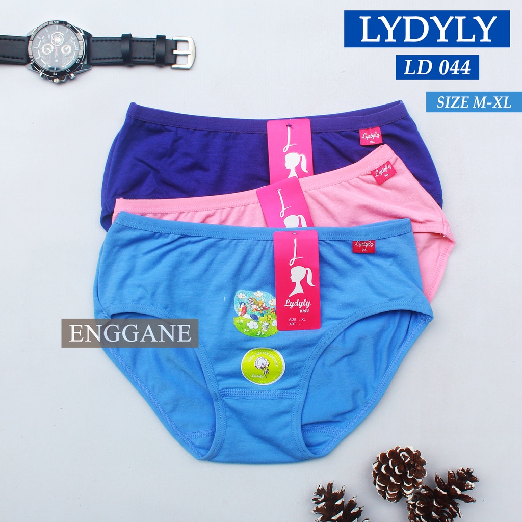 ( 3pc ) CD Lydyly 044 | Celana Dalam Anak Perempuan Lydyly Motif Print - Enggane