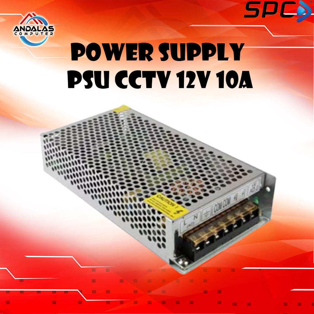 POWER SUPPLY PSU CCTV 12V 10A