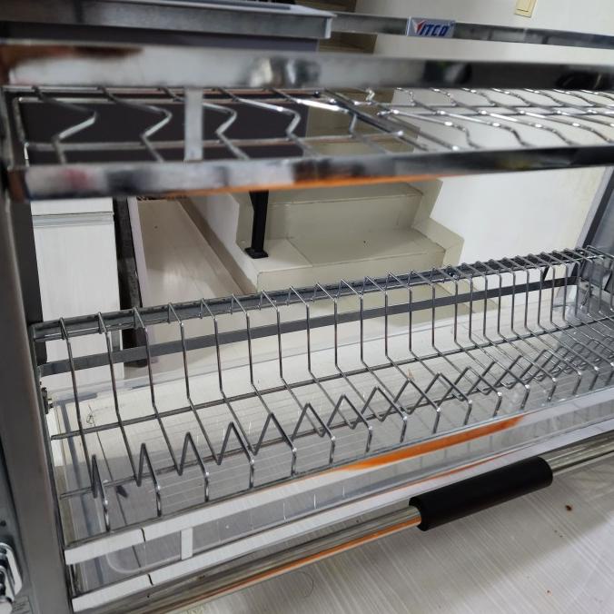 Rak Piring Serbaguna Tarik Kebawah Vitco Slow Motion Xc 26260 Supermart322
