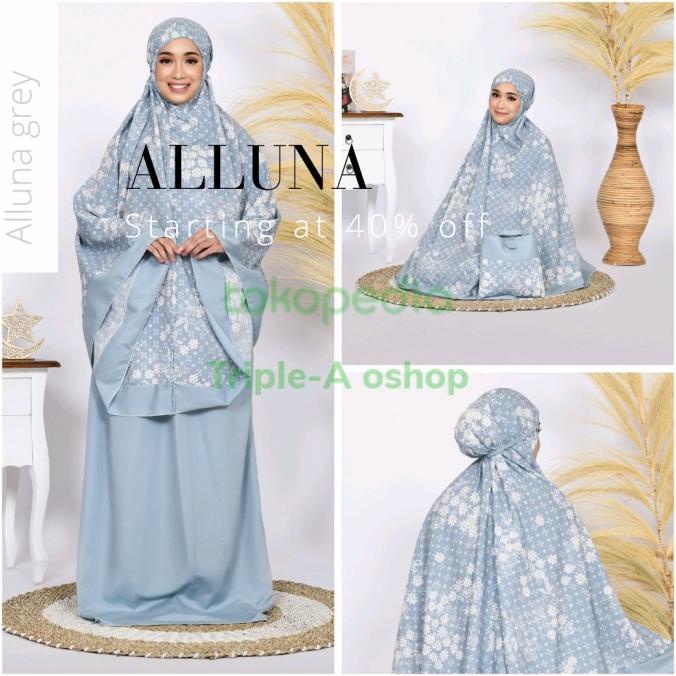 Mukena Dewasa Aluna Katun Traveling Katun aruna Mewah