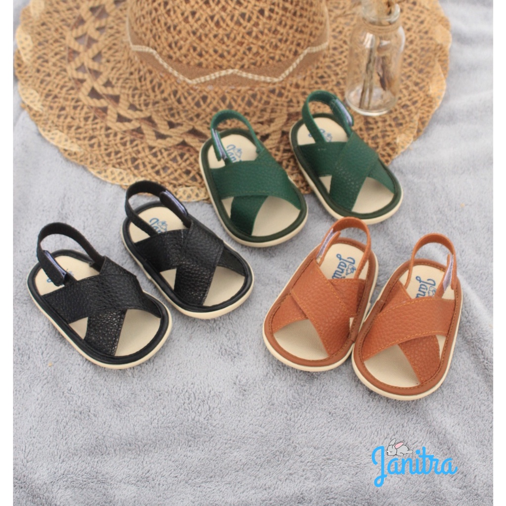 Janitra sandal silang bayi gendong merangkak dan belajar jalan baby shoes 1-15 bulan  code: sb silang