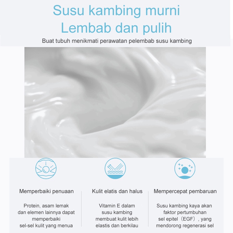 Pemutih Badan Sabun Badan Pemutih Sabun Cair 800ml Goat Milk Niacinamide Pemutih Permanen Singkirkan Kulit Kusam Kering Merinding Memutihkan Melembabkan Mencerahkan Kulit Wangi Tahan Lama