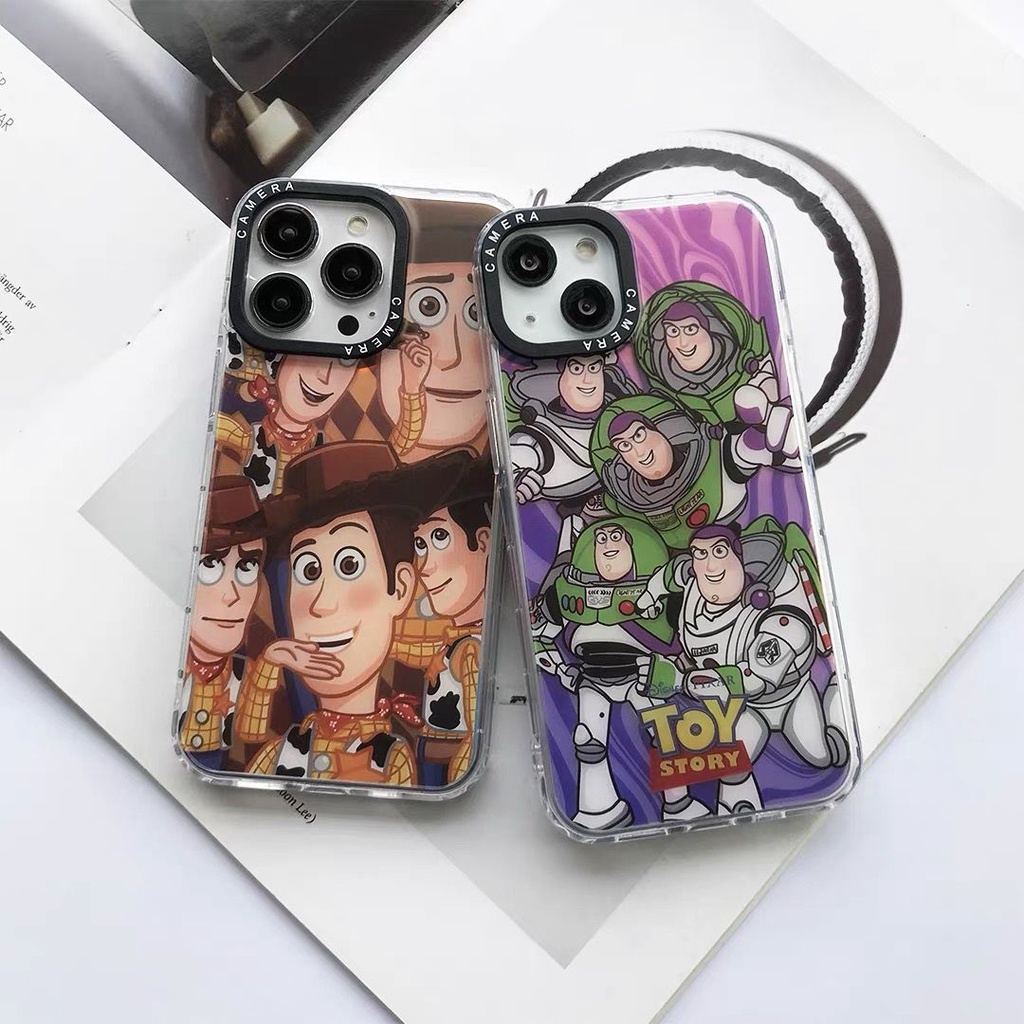 NEW TOY STORY HOLOGRAM Case !! BUZZ LIGHTYEAR WOODY CASE  IPHONE 14PROMAX 14PRO 14 13PROMAX 13PRO 13 12PROMAX 12PRO 12 11 SOFTCASE