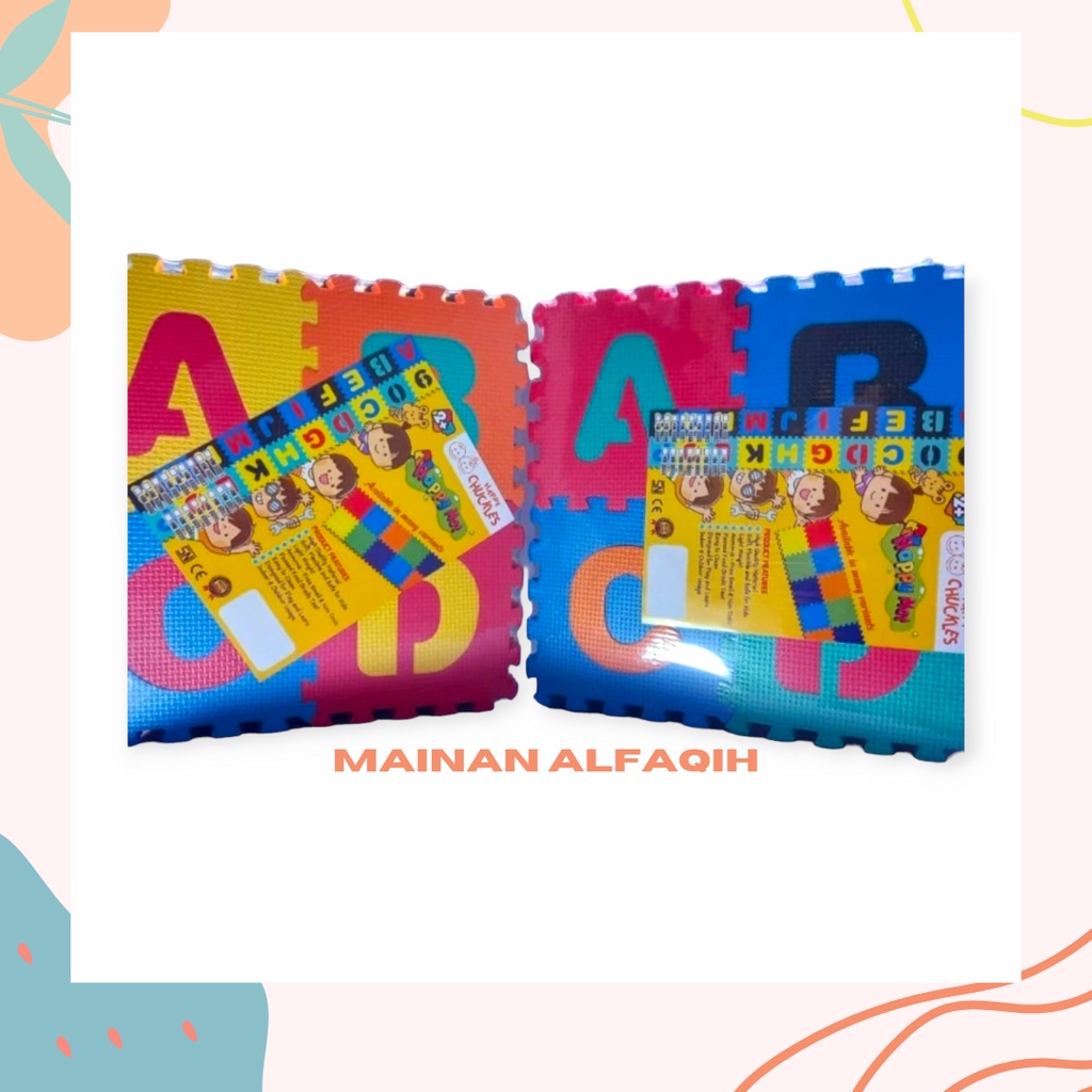 Puzzle Lantai / Evamat Huruf dan Angka / Matras Anak / Alas Lantai Anak / Puzzle Anak Playmat