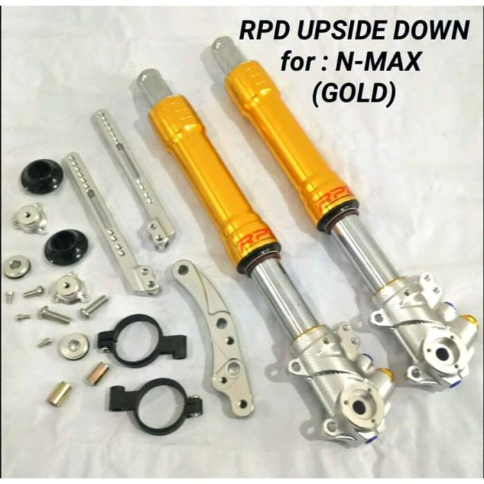 Shock Depan Up Side Down Rpd For Nmax Colour Gold
