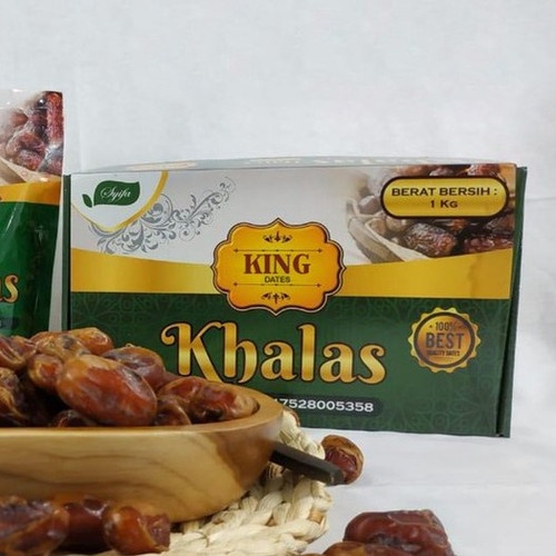 

Kurma Dates KING KHALAS 1kg - Kurma KING KHALAS Al Madinah 1kg