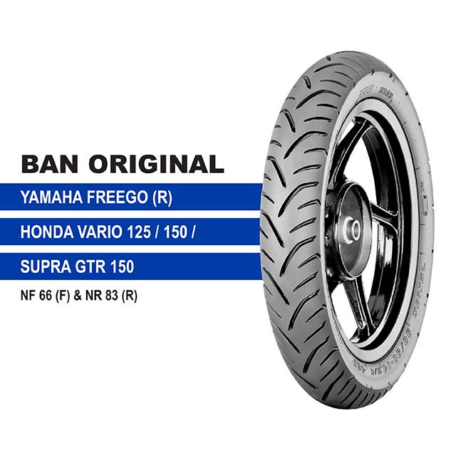 110/90-12 Ban IRC NR83 Tubeless - Ban Belakang Scoopy, Freego, Genio, KSR - Ban Motor Matic/Scooter 