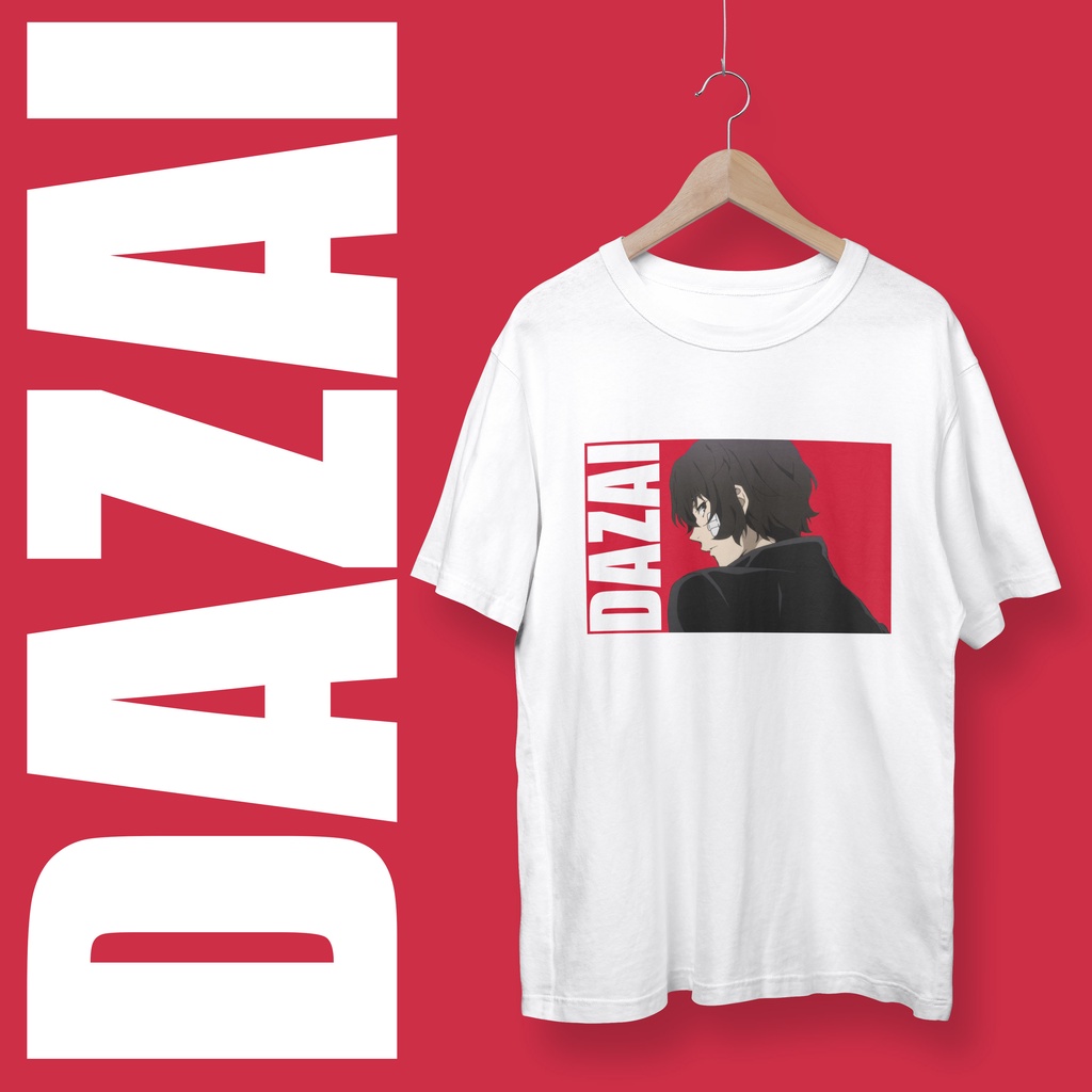 Kaos Osamu Dazai - Tshirt Anime Unisex