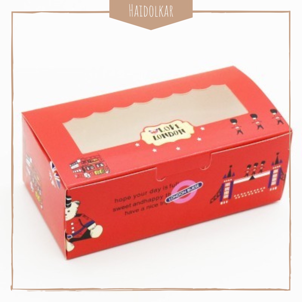 

Kotak Bolu Gulung Box Snack Kotak Bingkisan Gift Box London Kotak Cookies