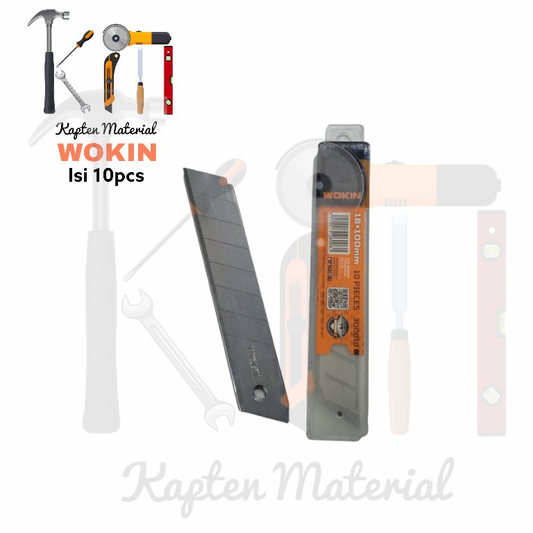 

Isi Cutter Besar Wokin | Refill Pisau Cutter Murah | Pemotong kertas | Kapten Material