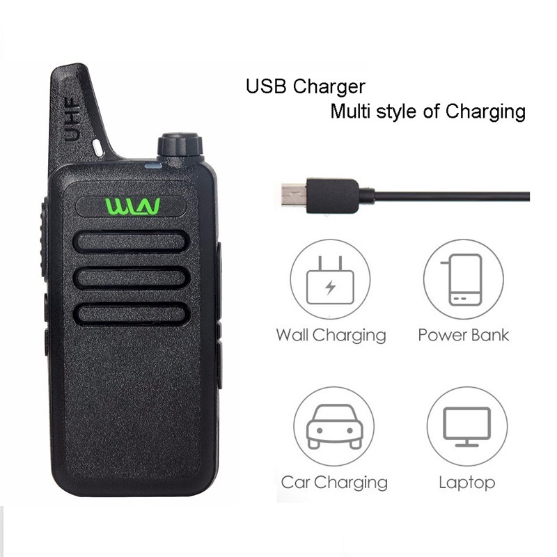 【Penjual Lokal】Handy Talky WLN HT UHF TWO WAY RADIO C1 walkie talkie 1 UNIT