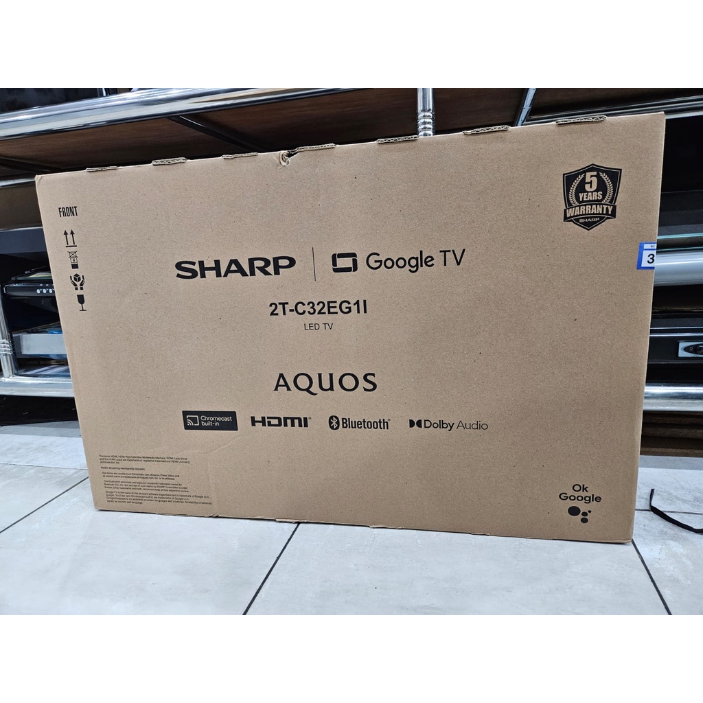 TV LED SHARP 32 INCH 2T-C32EG1i New Google TV -  SMART TV HD / 32EG1i