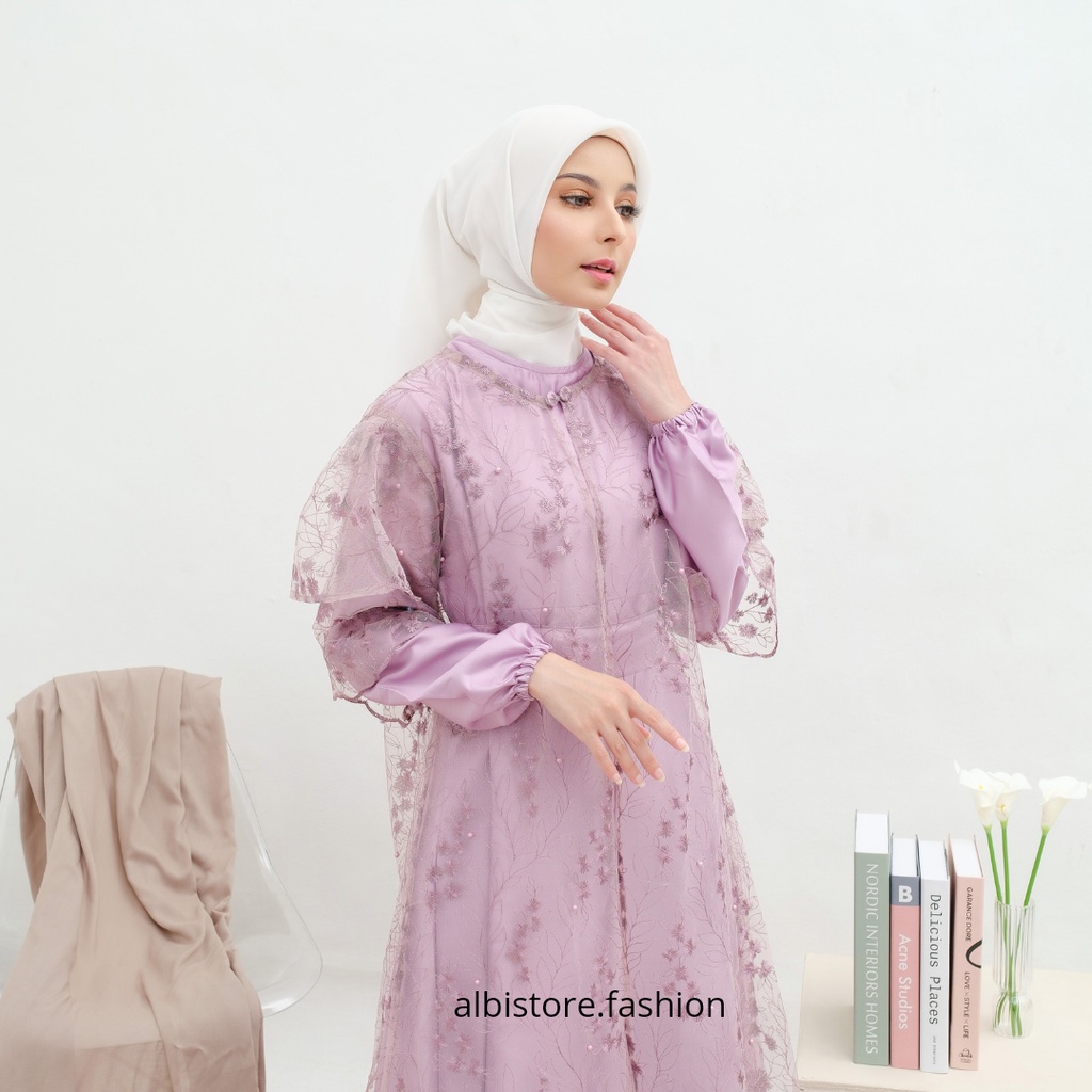 GAMIS BRUKAT KONDANGAN RHEIN GAMIS LEBARAN MAXI KEKINIAN MURAH