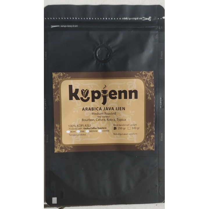 

Kopi Arabika Ijen - 250gr -Biji/Bubuk