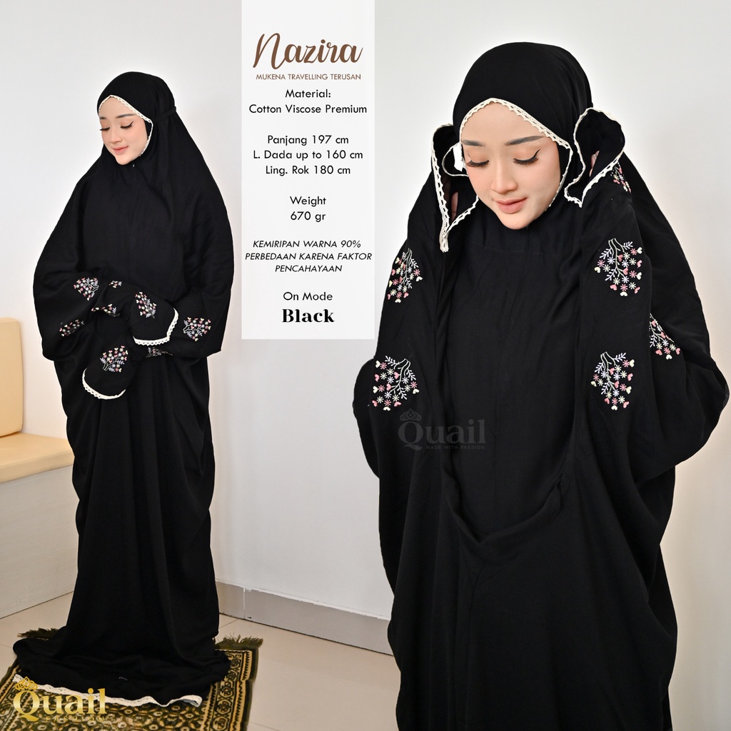 MUKENA TERUSAN QUAIL HIJAB NAZIRA