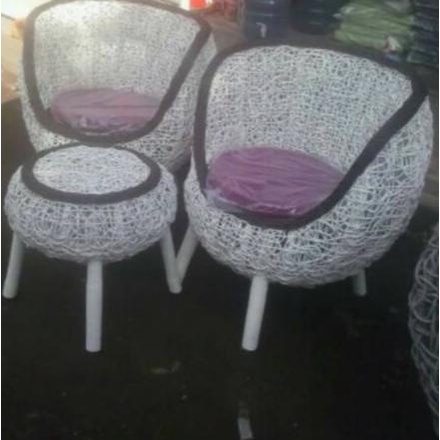 Set Kursi Teras Rotan Brekele