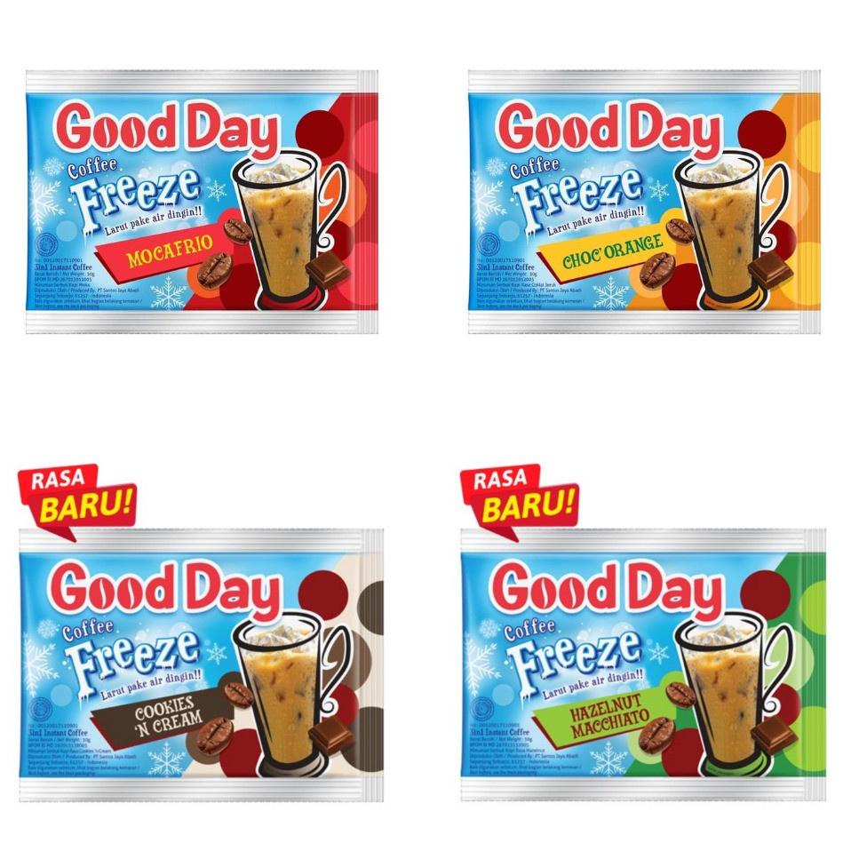 

>V44859) GOOD DAY FREEZE 1 RENCENG ISI 10