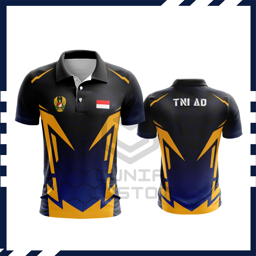 Kaos Baju Loreng TNI AD Fullprint Keren Gambar Bisa Custom