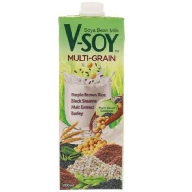 

8.8 Vsoy Multigrain 1 Liter / Vsoy Multigrain Susu Kedelai